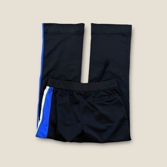 Y2K Nike Stripe Track Pants Black Medium 8-10 ALTERED/HEMMED - Picture 2 of 6